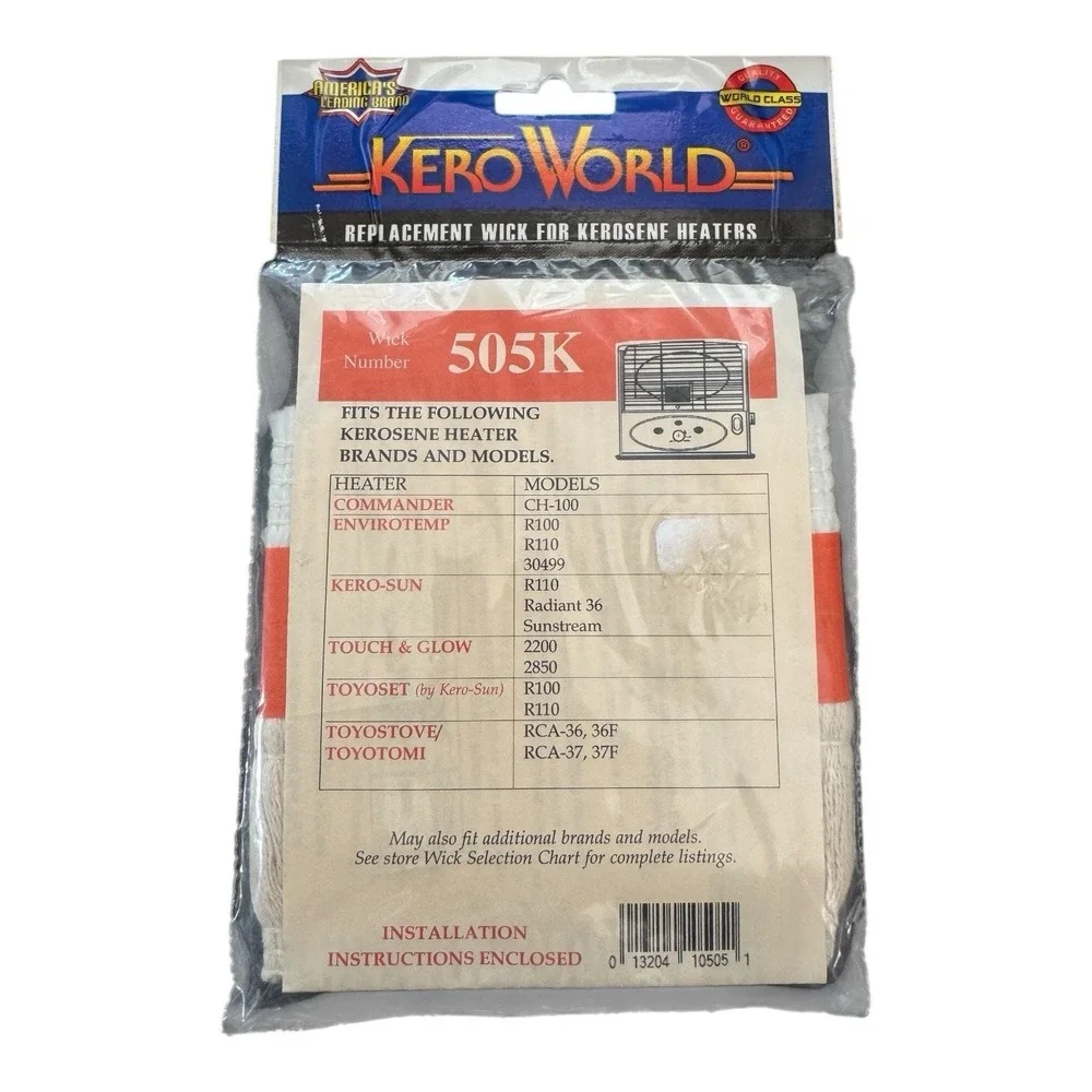 Kero World 505K‎ Kerosene Heater Replacement Wick Fits Kerosun R110 Sunstream